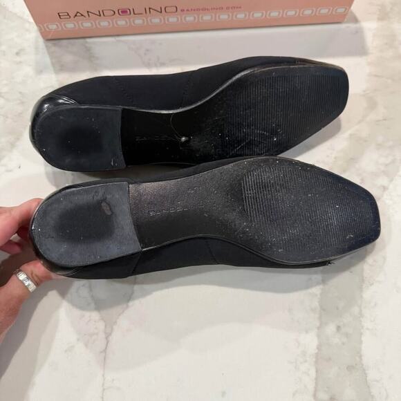 Bandolino BDGalaxy Ballet Slip On Flats Women's 7.5M Black Fabric Upper Cap Toe - Picture 8 of 10